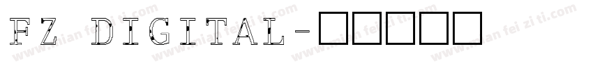 FZ DIGITAL字体转换